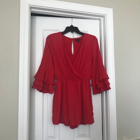 Bell Sleeve Romper - Picture 3 of 3